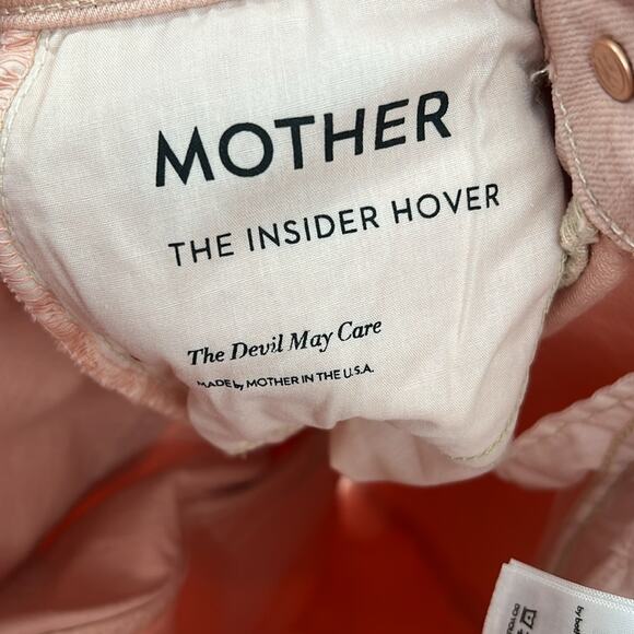Mother Superior The Insider Hover Jeans - The Devil May Care (Peach Parfait)  24 - Picture 7 of 11